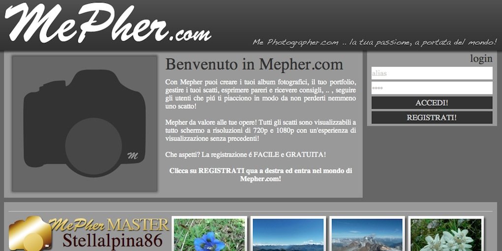 ew soluzioni / progetto 'Mepher.com'